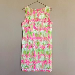 Lilly Pulitzer polyester cotton mid-length dress